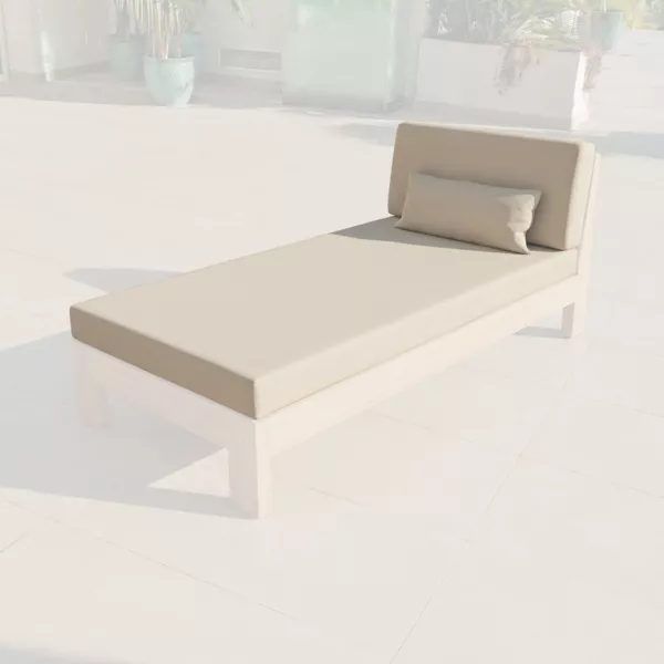 Housses de coussin de remplacement pour M�ridienne Born�o Sable