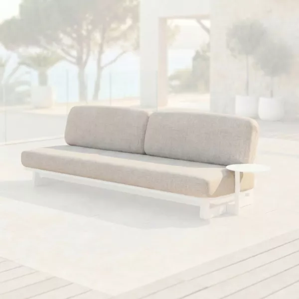 Vervangende kussenhoezen voor 3-zitsbank Long Beach Beige