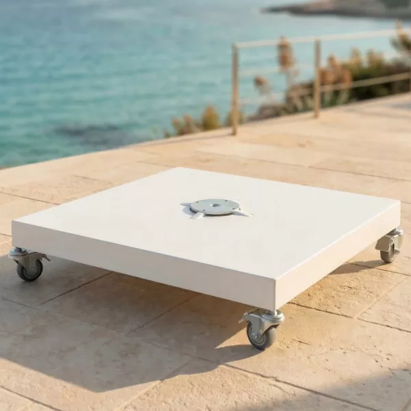 Rollsockel f�r Sonnenschirm Elyra Wei�