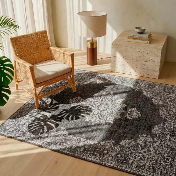Rechthoekig jacquard salonkleed (160 x 230 cm) Sana Grijs