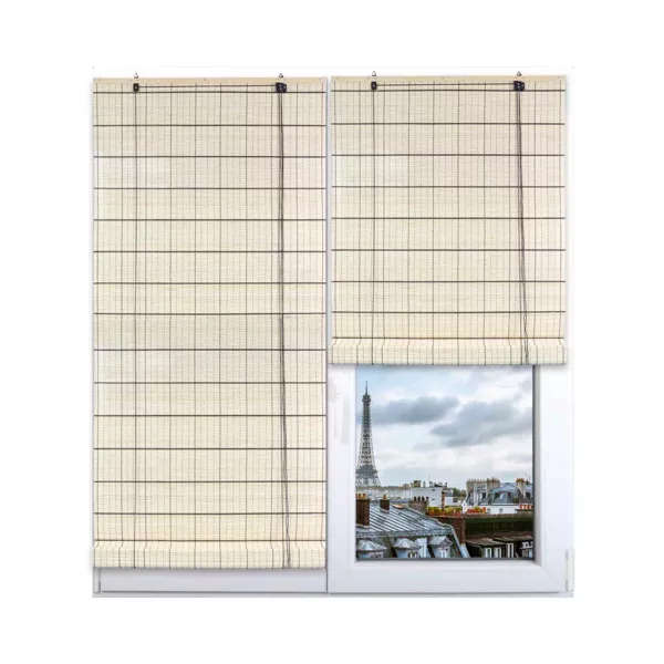 Estor enrollable de ca�as de bamb� (200 x 200 cm) Bali Natural