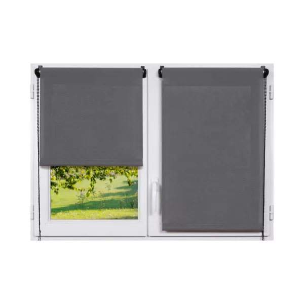 Tenda a rullo termica (180 x 180 cm) Iso Grigio