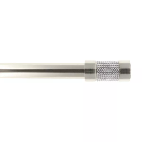 Ausziehbares Stangen-Set (L210 - L380 cm / D28 mm) Flieder Silber
