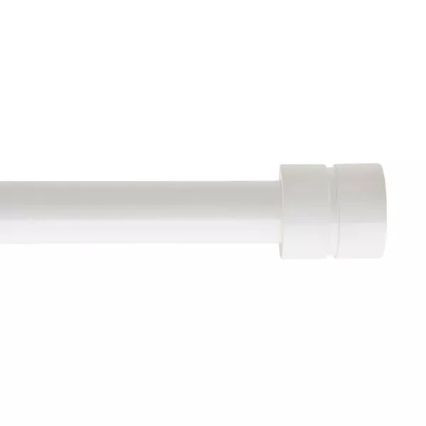 Kit asta tenda estensibile (L210 - L380 cm / D28 mm) Cesena Bianco opaco