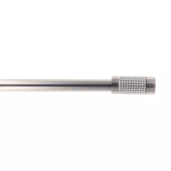 Kit de tringle extensible (L210 - L380 cm / D19 mm) Parme Argent
