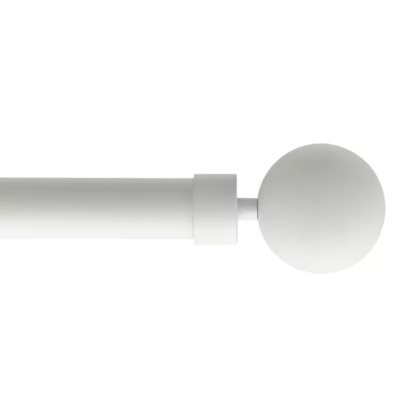 Kit de tringle extensible (L160 - L300 cm / D28 mm) Ga�a Blanc mat