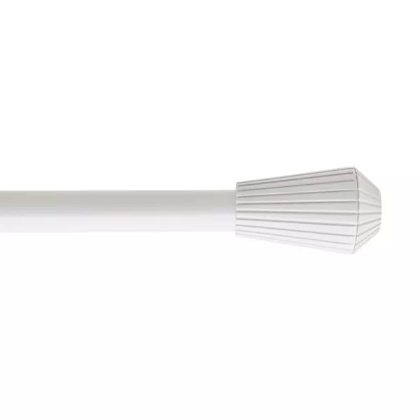Kit asta tenda estensibile (L210 - L380 cm / D19 mm) Pisa Bianco opaco
