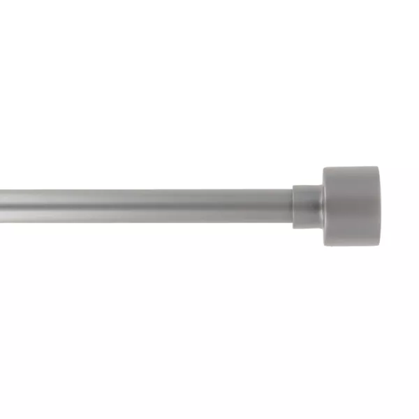 Kit asta tenda estensibile (L210 - L380 cm / D19 mm) Palermo Grigio argento