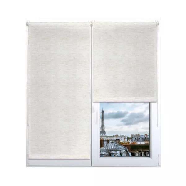 Verduisterend rolgordijn (75 x 150 cm) Elio Beige gem�leerd