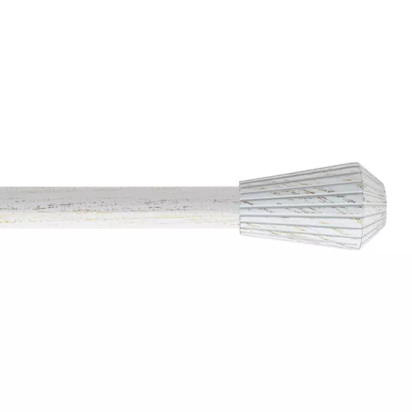 Kit asta tenda estensibile (L120 - 210 cm / D19 mm) Pisa Bianco e Oro