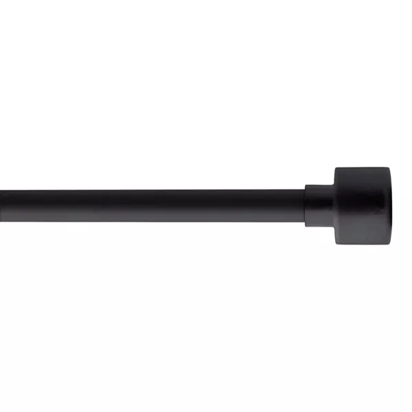 Kit de tringle extensible (L120 - 210 cm / D19 mm) Palerme Noir mat