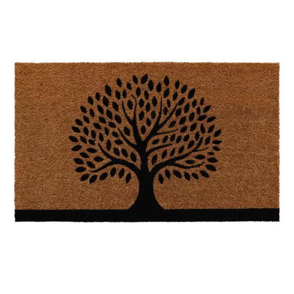 Felpudo de coco (45 x 75 cm) �rbol Negro