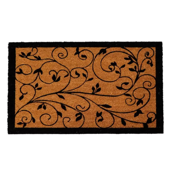 Tappeto di cocco (45 x 75 cm) Chambord Nero