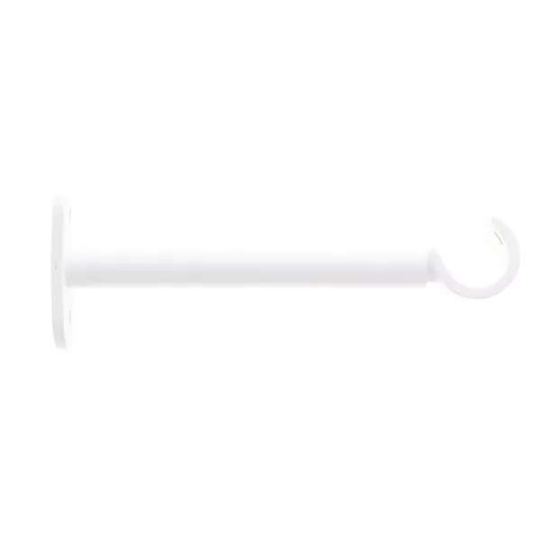 Supporto per asta fissa (L150 / D20 mm) Jim a goccia Bianco opaco