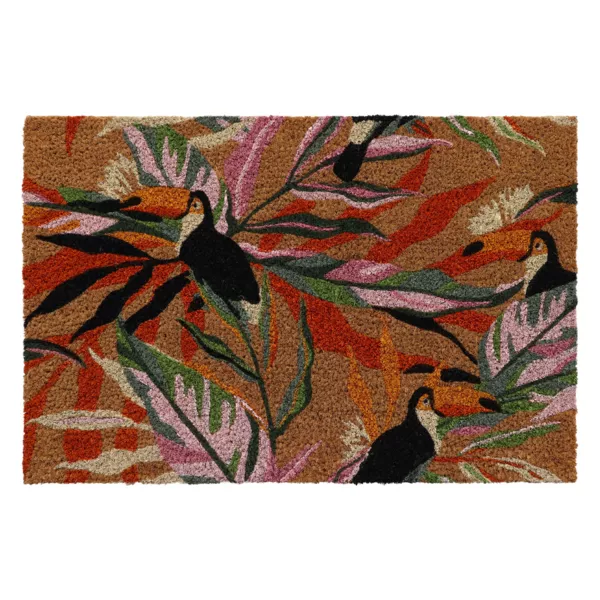 Felpudo de coco (40 x 60 cm) Caribe Multicolor