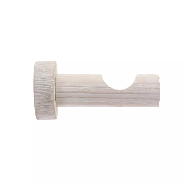 Holzvorhangstangenhalterung in Natur (L70 x D 28 mm) Soren