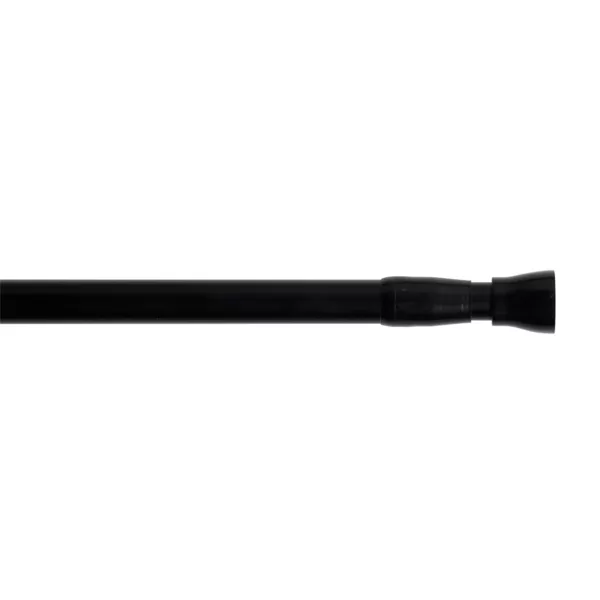 Uittrekbare spanstang (L110 - L200 / D22 mm) Druk Zwart Satijn