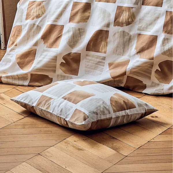 Federa rettangolare in cotone (50 x 70 cm) Arty Marrone seppia