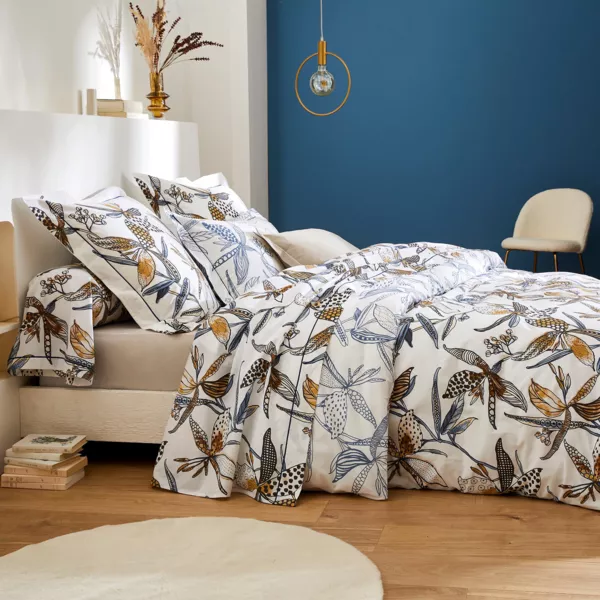 Housse de couette coton (280 x 240 cm) P�n�lope Bleue
