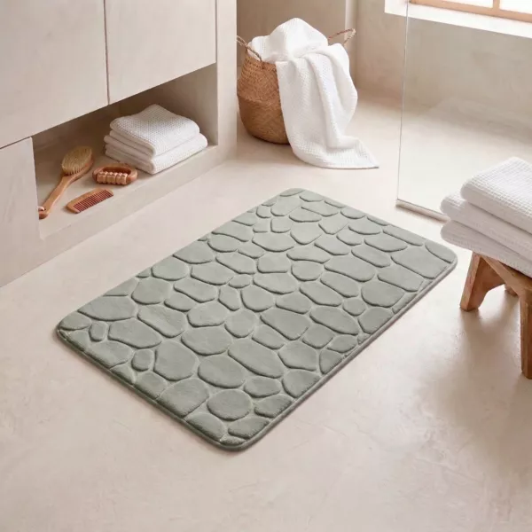 Tapis de bain (80 cm) Ari Vert kaki