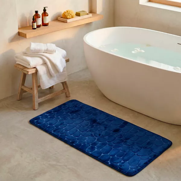Alfombra visco�lastica Roc Azul marino