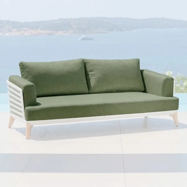 Housses de coussin de remplacement pour Canap� 2 places Monte Carlo Vert romarin