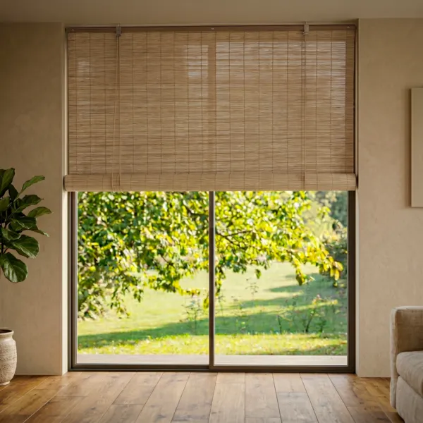 Udendørs rullegardin i rotineffekt (200 x 200 cm) Tanoa Beige