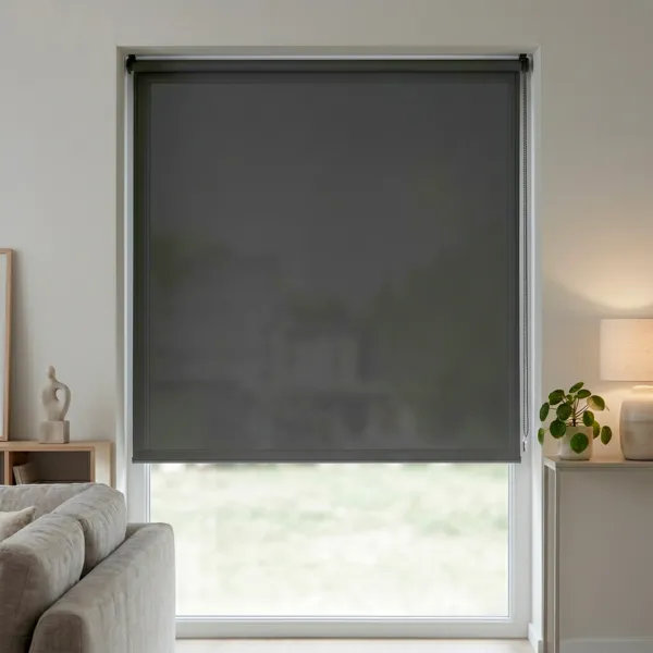 Tenda a rullo filtrante (120 x 180 cm) Pure Grigio cemento