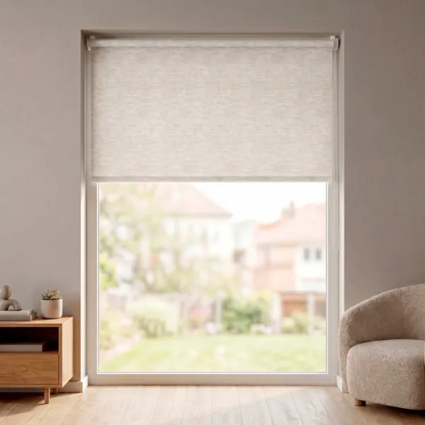 M�rkl�gningsrullegardin (180 x 180 cm) Elio Beige meleret