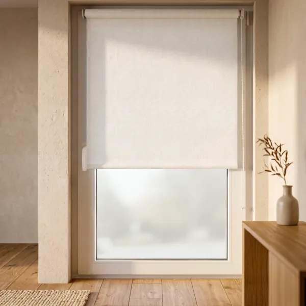 Strukturierte Verdunkelungs-Rollos (120 x 180 cm) Nyx Wei�