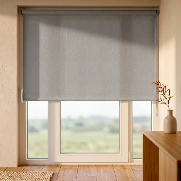 Tenda a rullo oscurante testurizzata (200 x 220 cm) Nyx Grigio