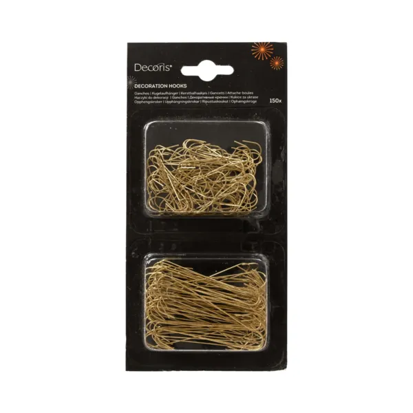 Set da 50 pinze per Palline in metallo dorato