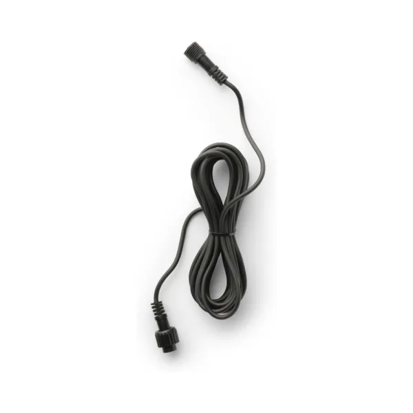 2-polet 5 m forl�ngerledning til Pro-lights sammenk�dbare lysk�der Sort