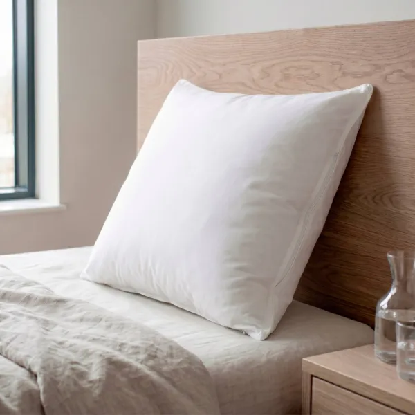 Cuscino letto quadrato (60 x 60 cm) Memory foam Bianco