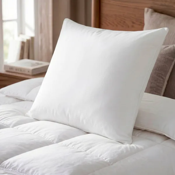 S�t med 2 bl�de hvide anti-mide puder (60 x 60 cm)