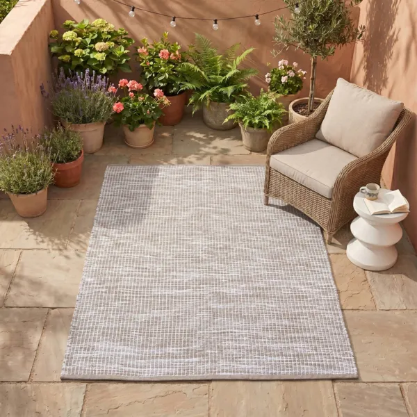 Outdoor-Teppich (160 x 230 cm) Bono Grau-Beige