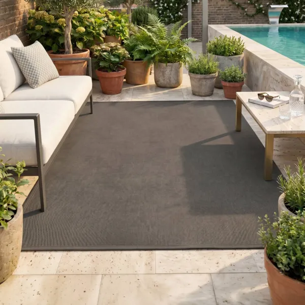 Outdoor-Teppich (140 x 200 cm) Acora Bronze