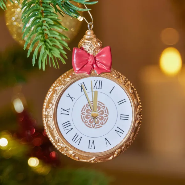 Sospensione di Natale (H9 cm) Pendolo Dorato