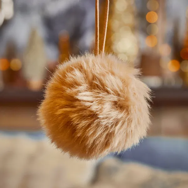 Pallina di natale (D80 mm) Cosy dolcezza Beige