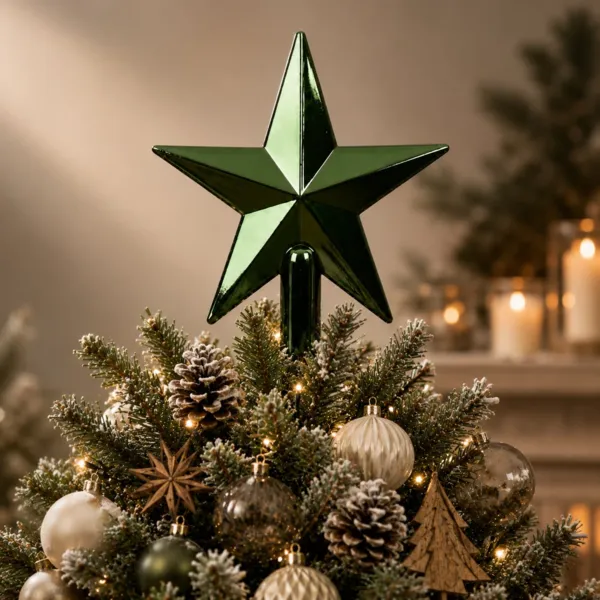 Cimiero per albero Aravis Verde pino lucido