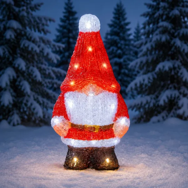 Batterijverlichte elf met 20 LED's (H30 cm) Gully Koud wit