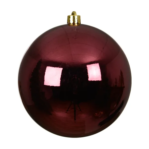 Boule de No�l (D140 mm) Aravis Rose fonc�