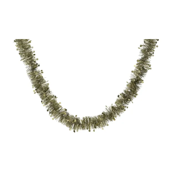 Guirlande de No�l (270 cm) Pluie d'�toiles Vert romarin