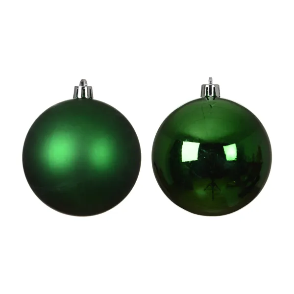Set di 6 palline di natale (D80 mm) Aravis Verde agrifoglio