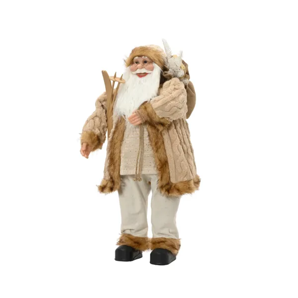 Babbo Natale tradizionale (H80 cm) Lucien Crema