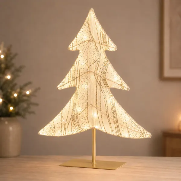 Decoratieve verlichte kerstboom 192 LED (H53 cm) Melkweg Warm wit