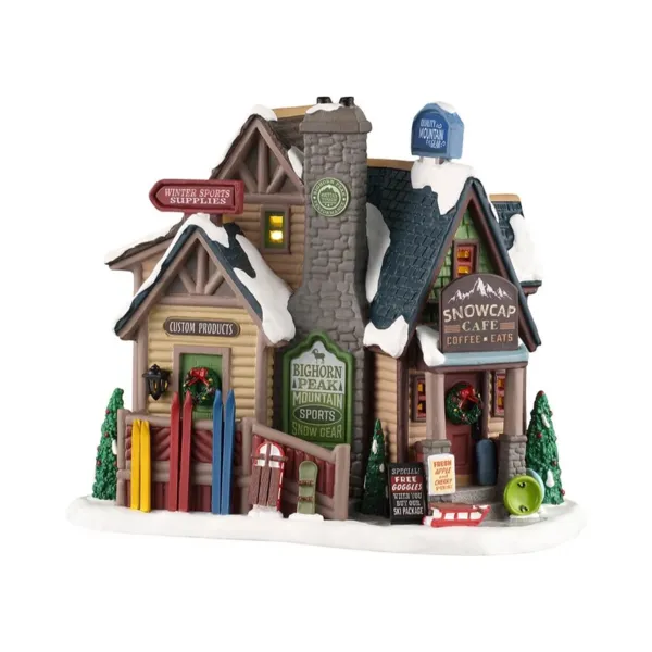 Lemax verlicht kerstdorp Bergcaf� Bighorn Peak