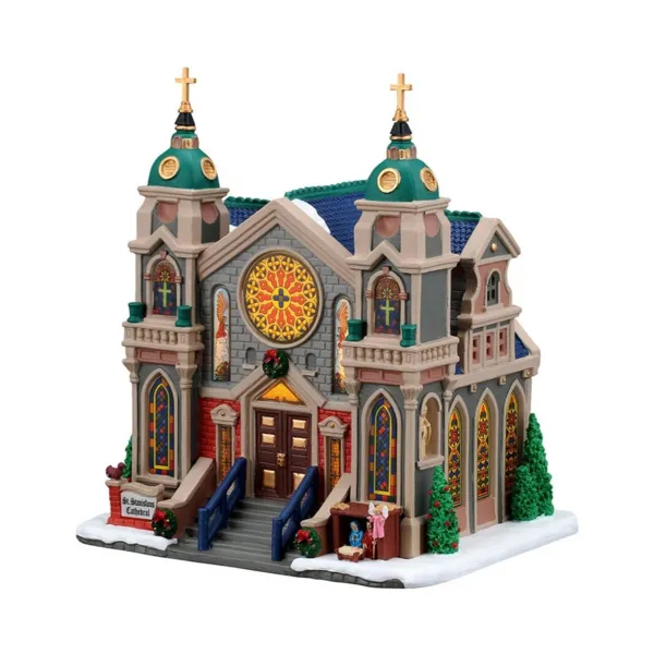 Pueblo de Navidad Lemax luminoso La Catedral
