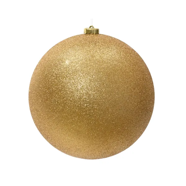 Pallina di natale (D200 mm) Aravis Oro glitterato