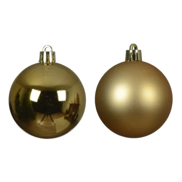 Set di 30 palline di natale assortite Aravis Oro
